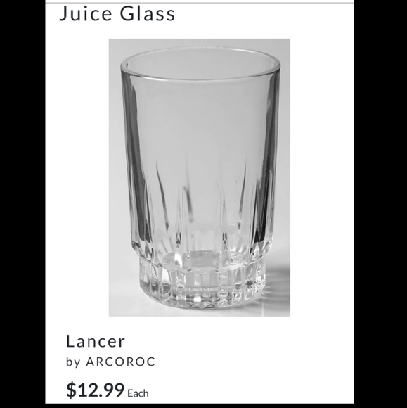 Vintage Dining Arcoroc Juice Glasses Poshmark